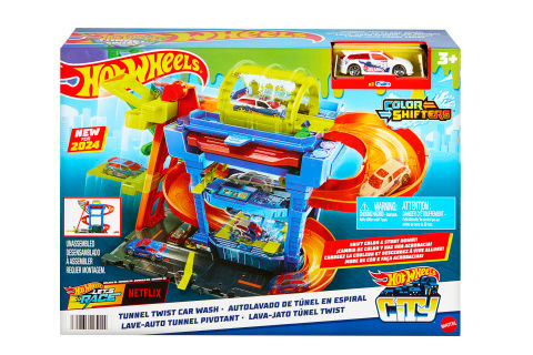 Hot Wheels City color shifters automy�ka s oto�n�m tunelem HTN80