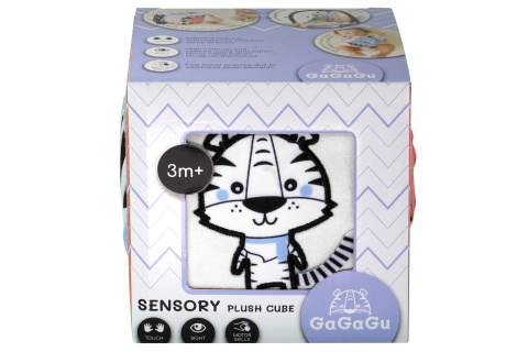 GAGAGU Smyslov� kostka midi 10 cm Tygr a kr�va