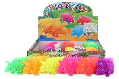 St�apat� dinosaurus sv�t�c� 6 barev 12/bal